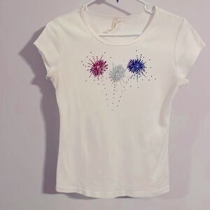 Susan Lawrence white baby doll T-shirt